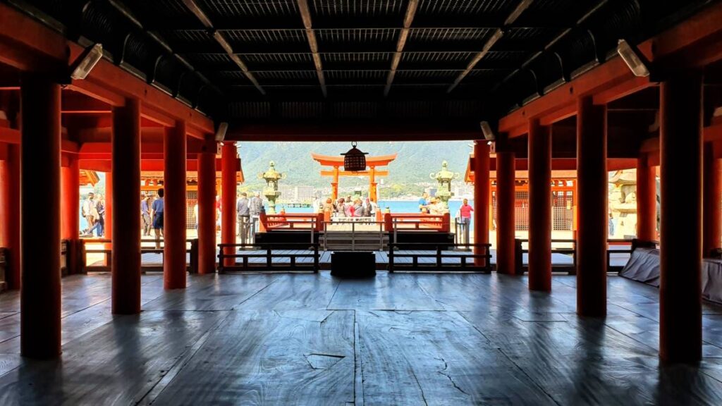 Itsukushima Shrine inside